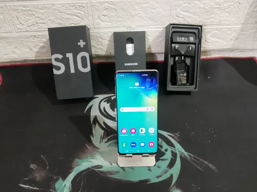 SAMSUNG GALAXY S10+ 8/1TB BLACK SEIN LKP OEM NO MINUS BISA TT