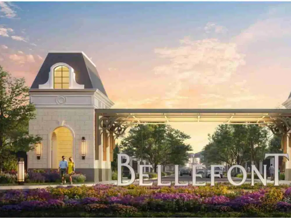 Rumah Mewah Bellefont 2 Lantai Di Kawasan Elite The Spring Summarecon Gading Serpong