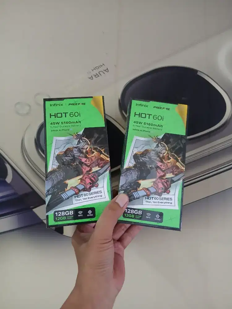 Berminat silahkan WA Infinix Hot 60i NFC 6+6/128 Garansi resmi 1thn