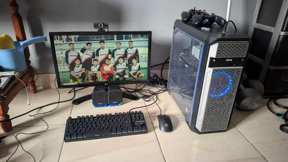 PC Gaming Fullset i5-7500, GTX 150 Ti, RAM 8GB (Dual Channel)