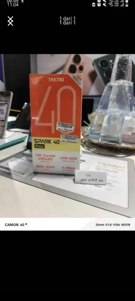 TECNO SPARK 40PRO+ 8/128 | ATLANTIS DAHSYAT