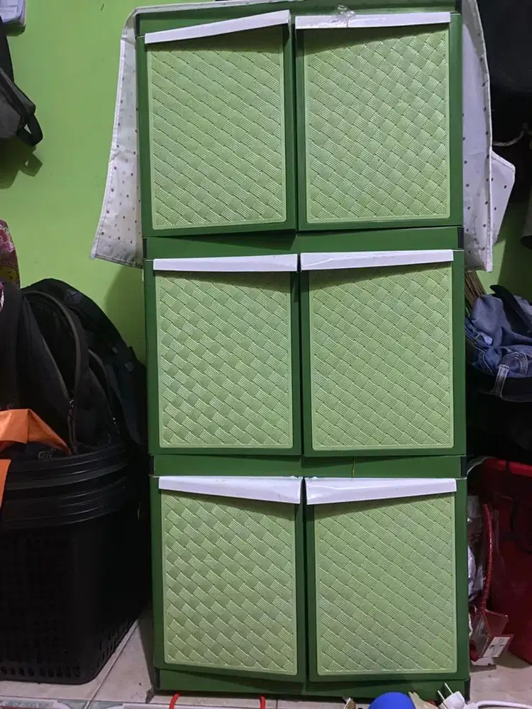 Lemari Plastik 3 Susun Gede