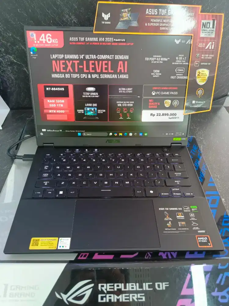 Kredit laptop Asus TUF GAMING A14