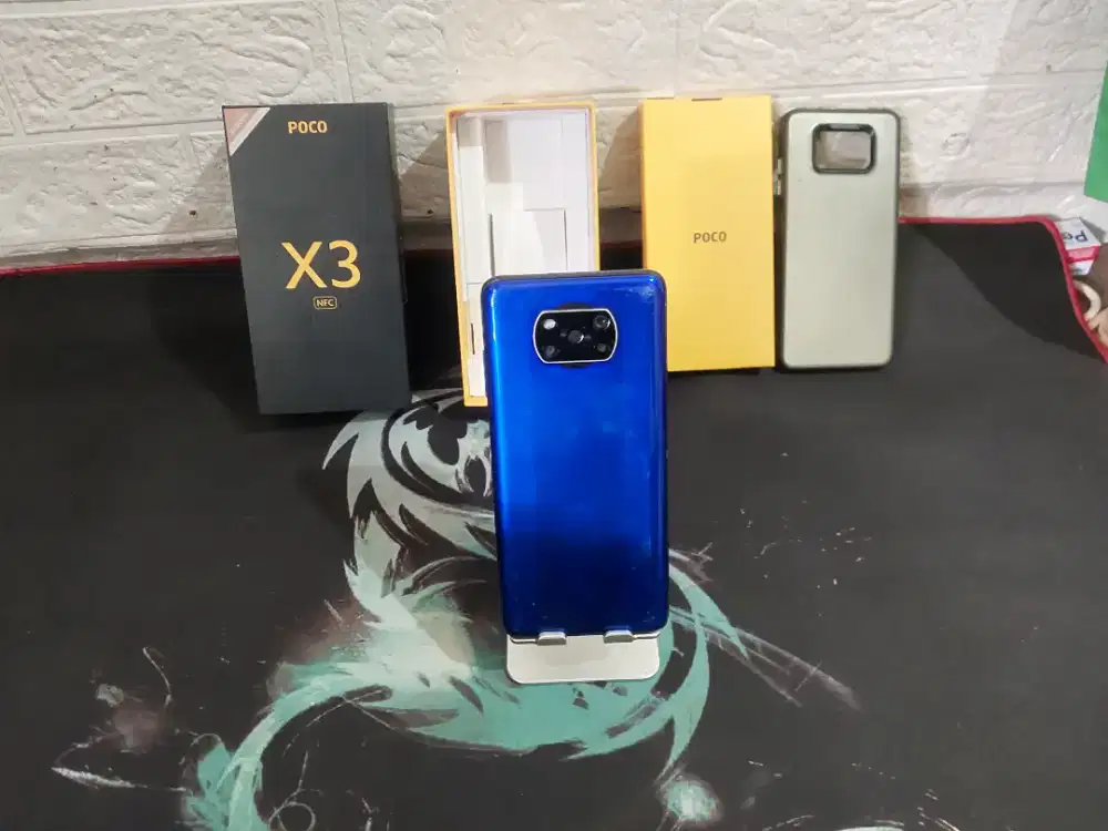 POCO X3 NFC 6/64GB BLUE HP DUSBOOK ONLY MINUS SUDAH GANTIAN LCD