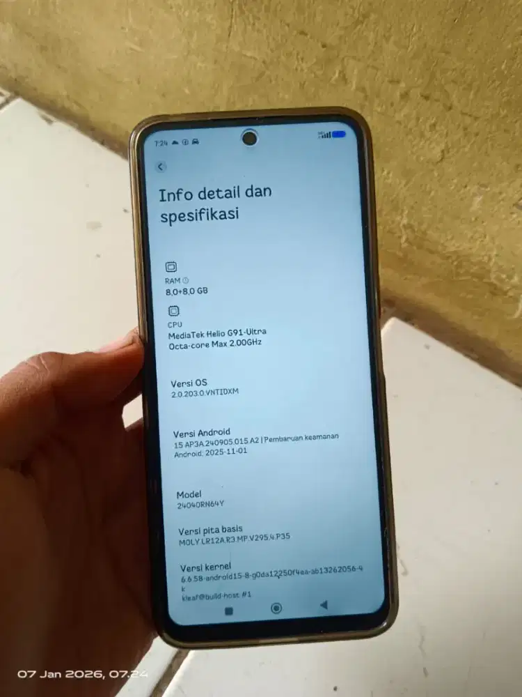 Redmi 13 ram 8/128 fullset nominus
