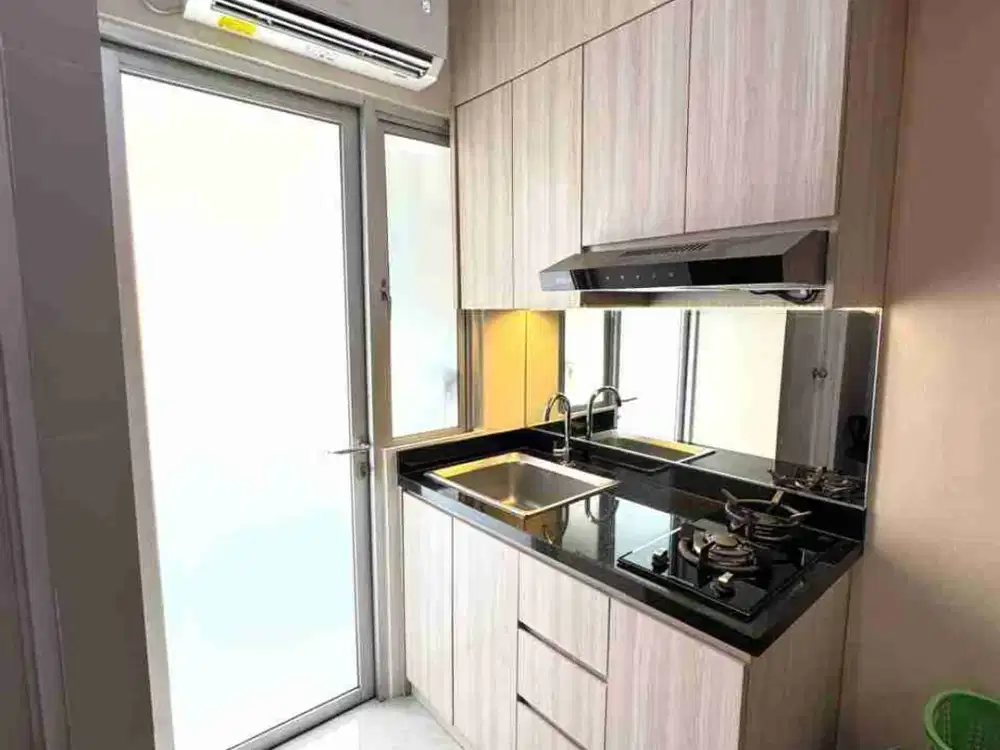 Apartemen Educity type studio full furnish bagus elegan lantai rendah dekat ITS, WM