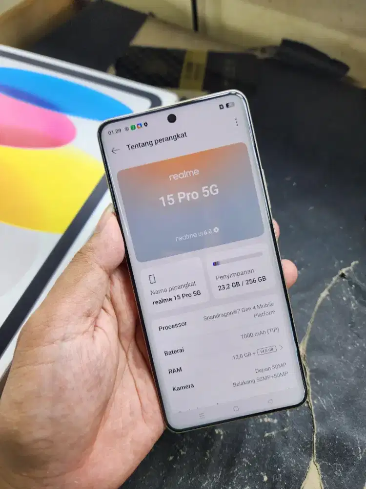 Realme 15 pro 5G 12/256 sebulan pakai