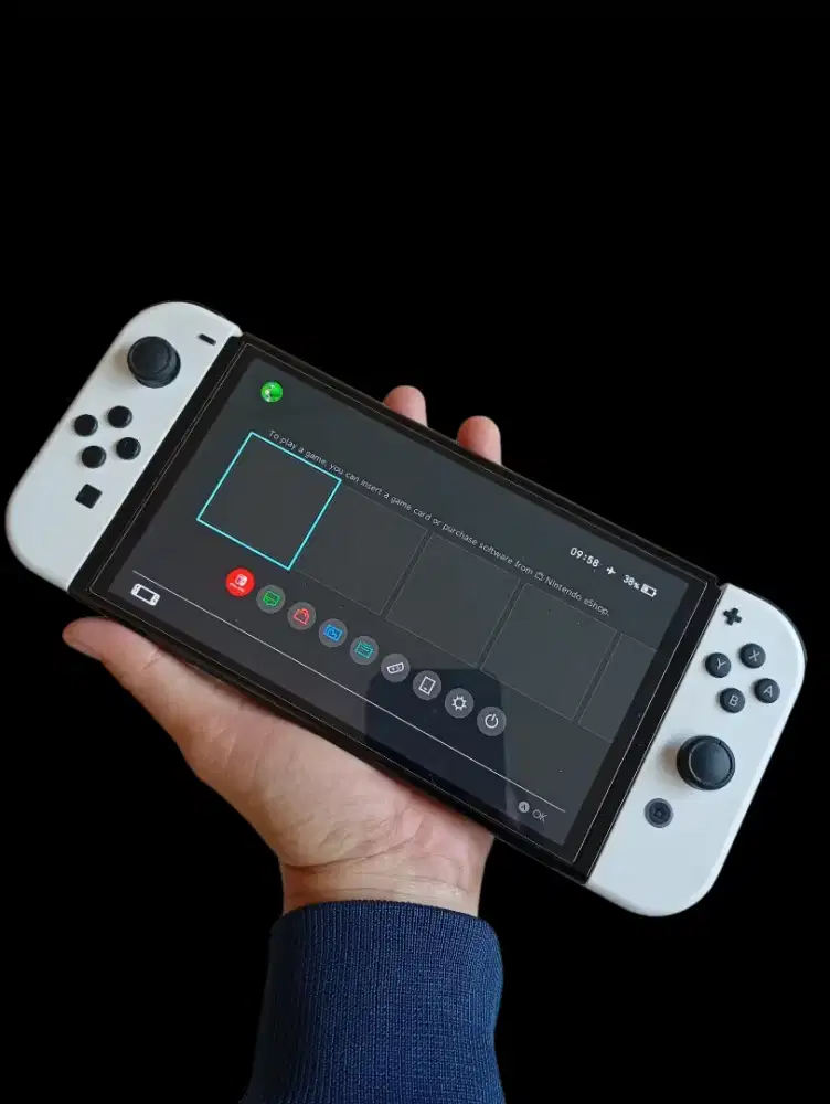 Nintendo Switch Oled 128gb CE.EF.WE Putih Biru