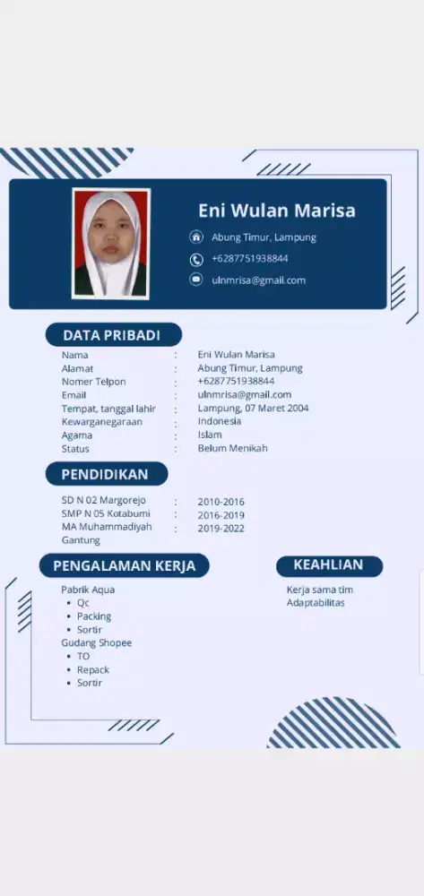 Cari kerja yang ada mess