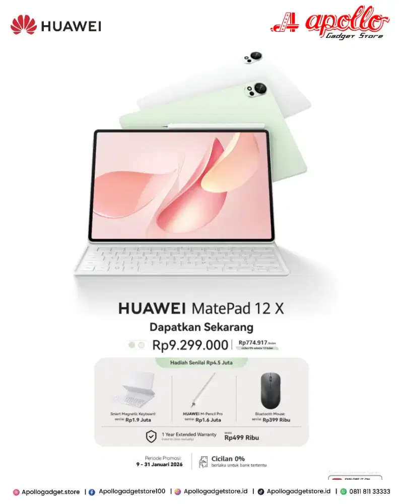 New HUAWEI Matepad 12X 2026