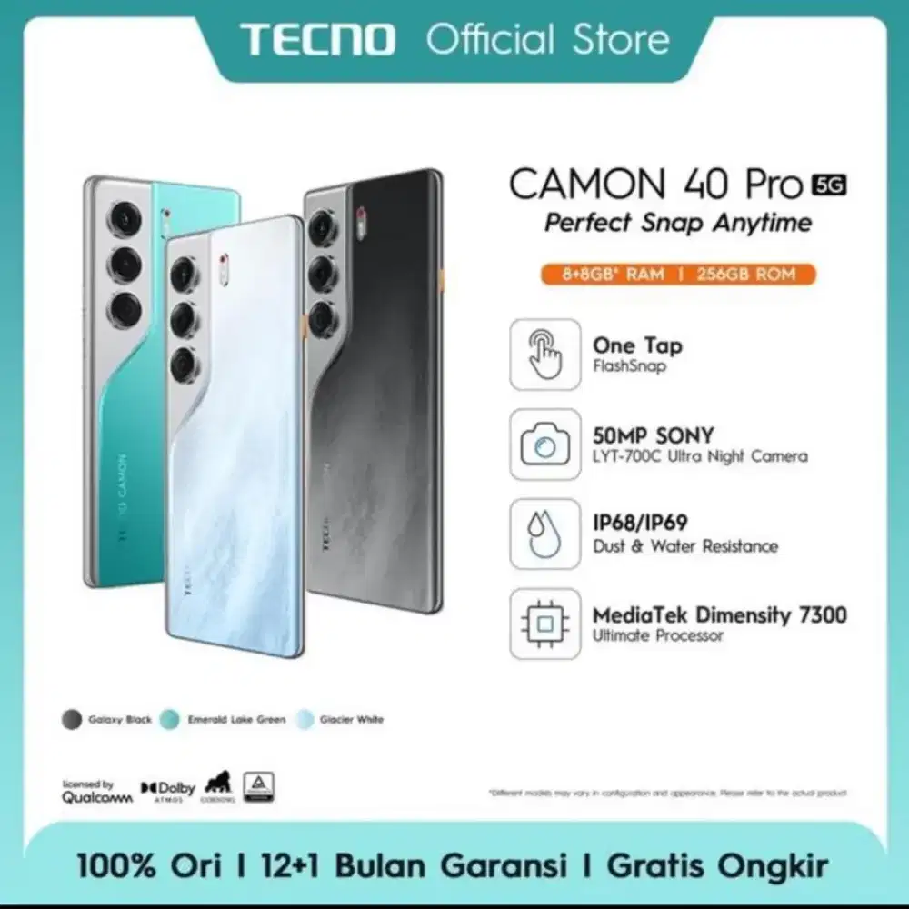 Tecno Camon 40 pro 5G 8/256