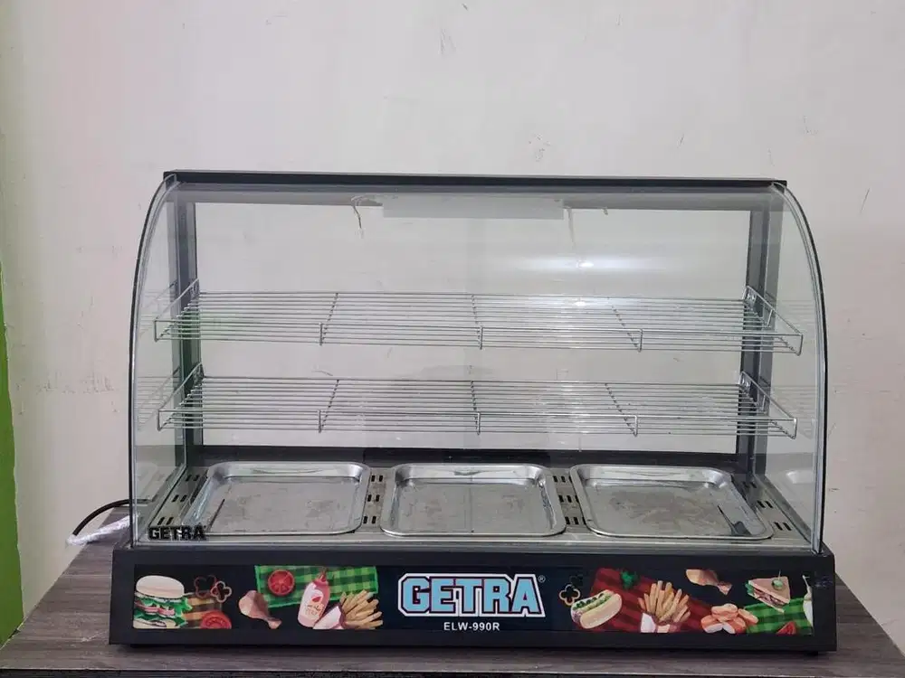 Etalase penghangat makanan