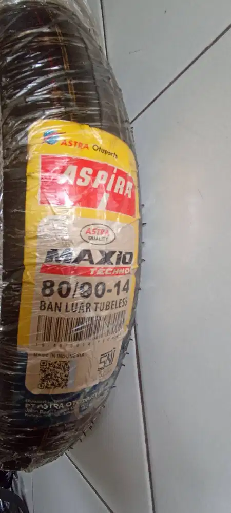 Dijual Ban Baru   Merk MAXIO ASPIRA TECHNO 80/90-14