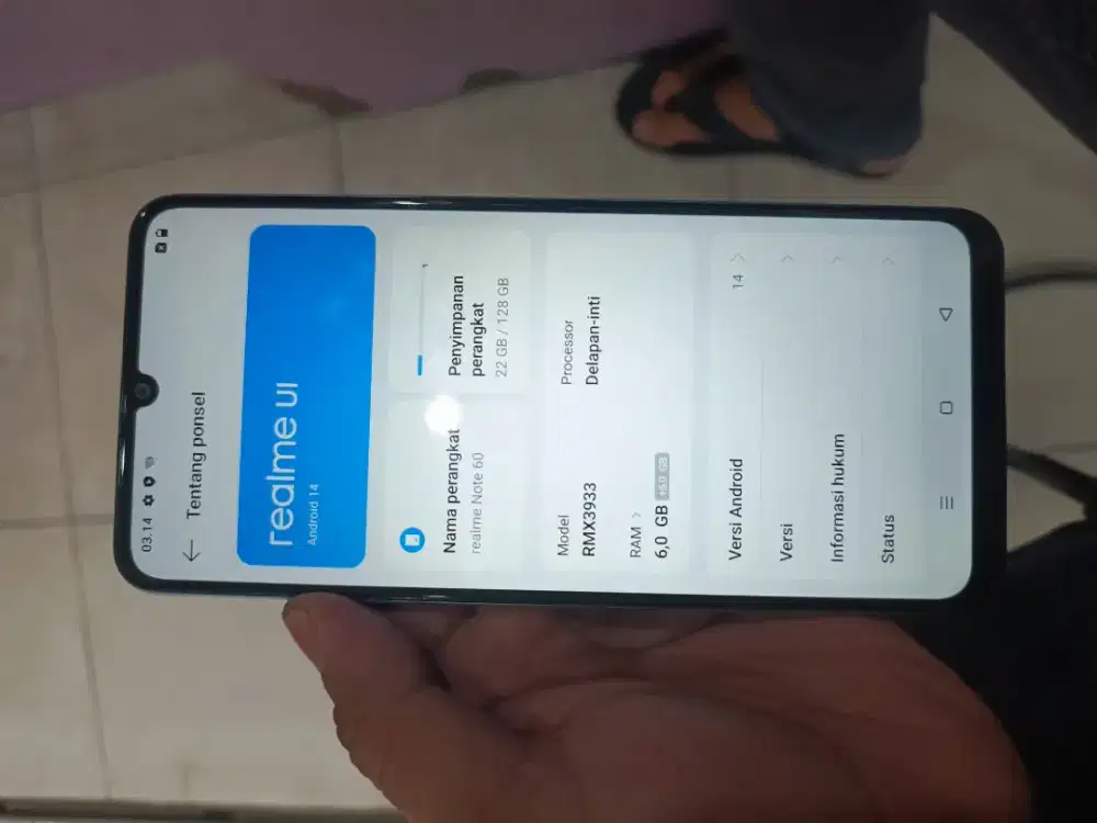 Relme not 60 ram 6/128 gb support nfc