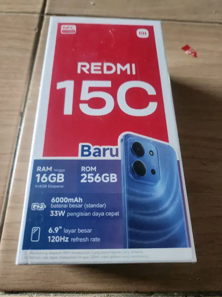 Xiaomi redmi 15 c ram 16/256 batere 7000 mah