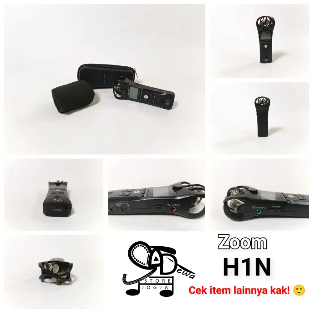 ZOOM H1N VOICE AUDIO RECORDER PEREKAM SUARA H1 24 BIT WAV