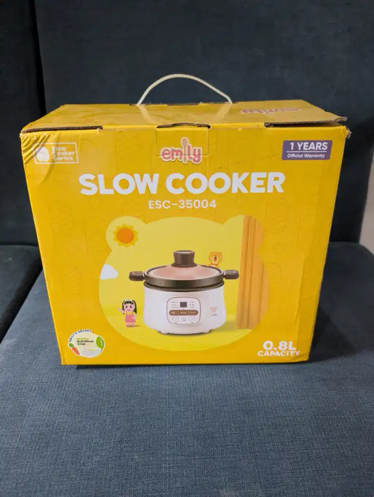 Emily Slow Cooker ESC-35004 0.8 L Multifungsi Cooker Pot