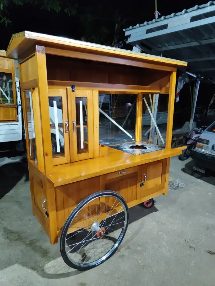 Jual Gerobak Angkringan,Bakso,Mie Ayam,Bubur,Roti BakardlL.