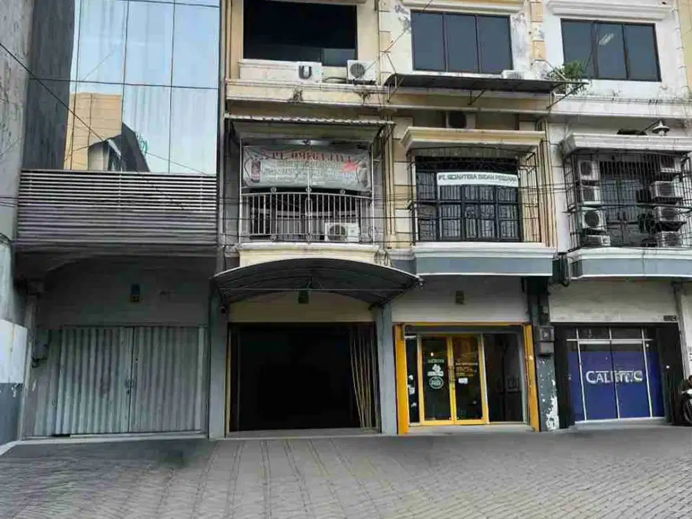 jual cepat termurah ruko 4 lantai Raya Jemursari, ada lahan parkir mobil