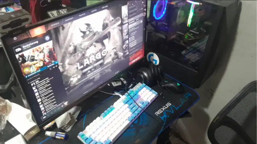 Komputer Gaming AMD Ryzen 5700x3D 8 core and Asus Radeon 6600 xt 8 gb