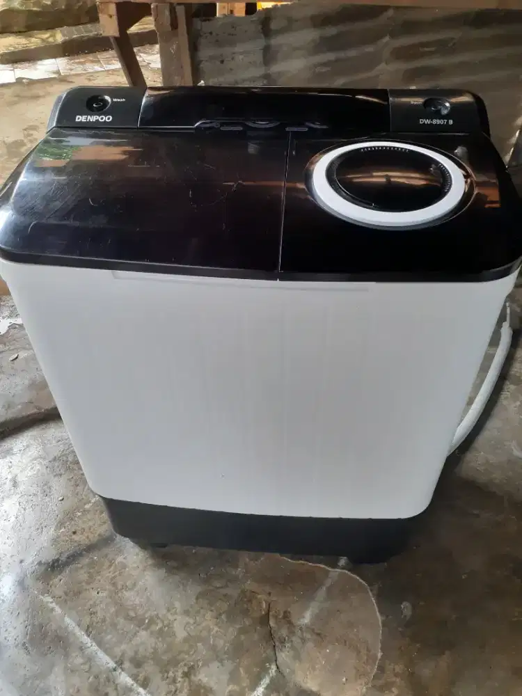 Jual msn cuci denpoo kpsts 8,5kg original normal mulus garansi.