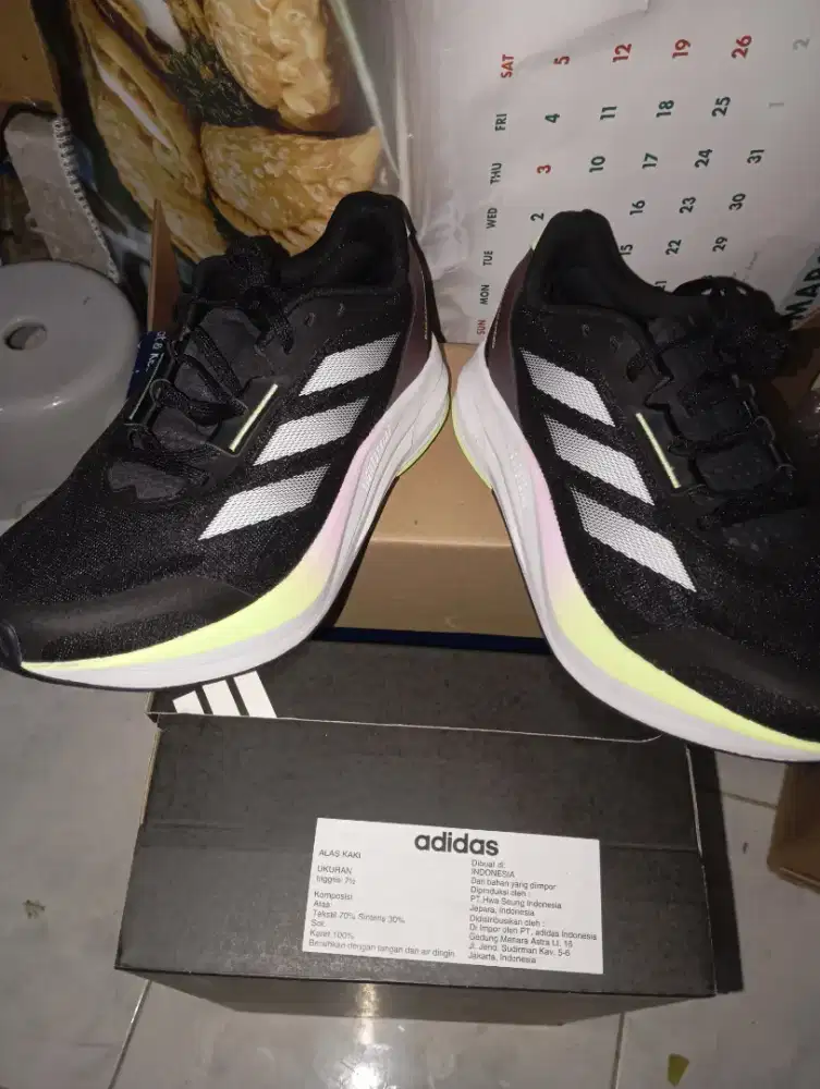 Sepatu Running Adidas Duramo Speed Hitam Men