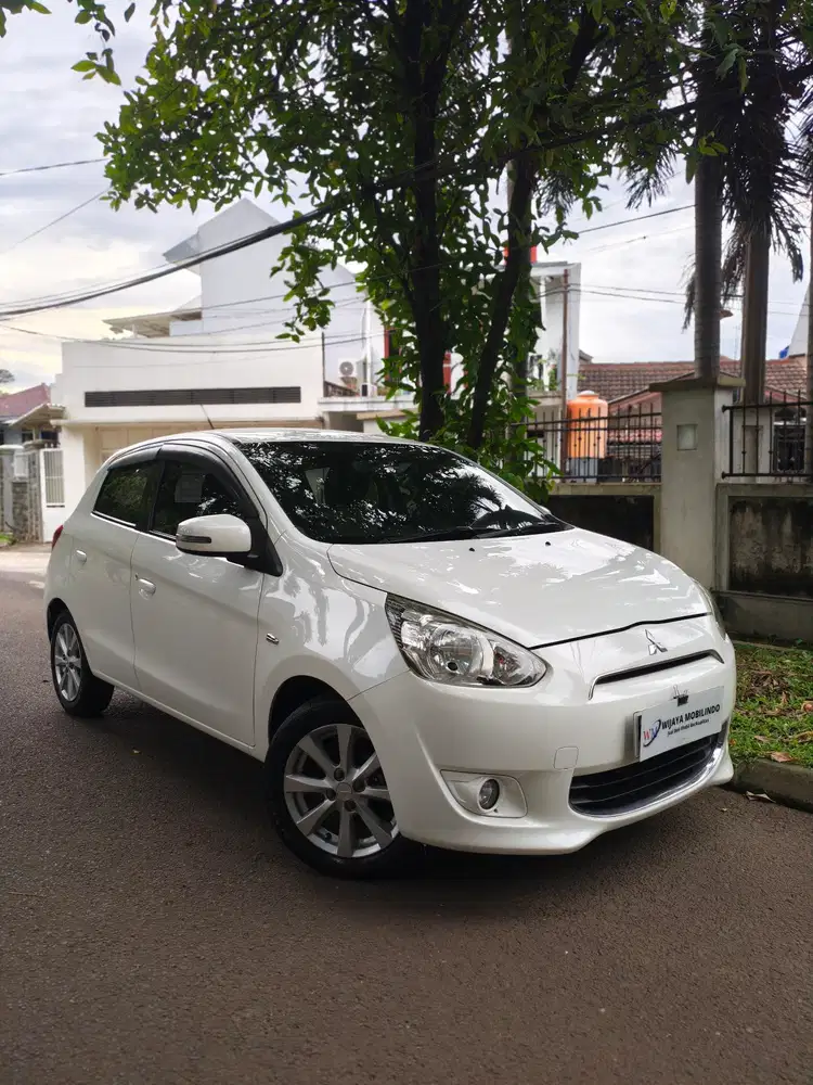 [ANGS 2 JUTA-AN] MITSUBISHI MIRAGE EXCEED 1.2 AT 2014 - PUTIH