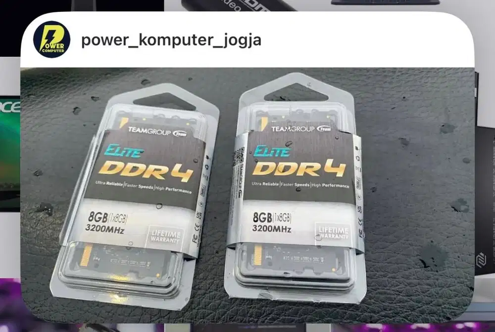 Ram Sodimm 8GB Ddr4 3200Mhz New harga 900k Team Elite