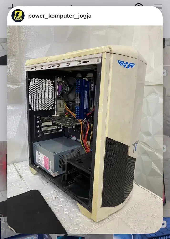 PC 800 ribu intel dual core ssd 128gb ram 4gb wifi vga 1gb siap kerja