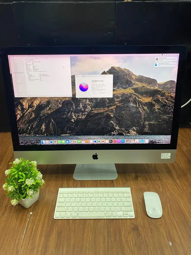 iMac 27-inch Ci7 / 32GB / SSD 128GB & HDD 2TB 2015