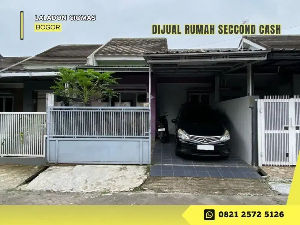 Jual Rumah Cash 485JT ALL IN dkt Stasiun KA Bogor di Nuansa Asri Laladon
