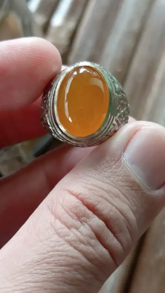 Yellow sunkist chalcedony