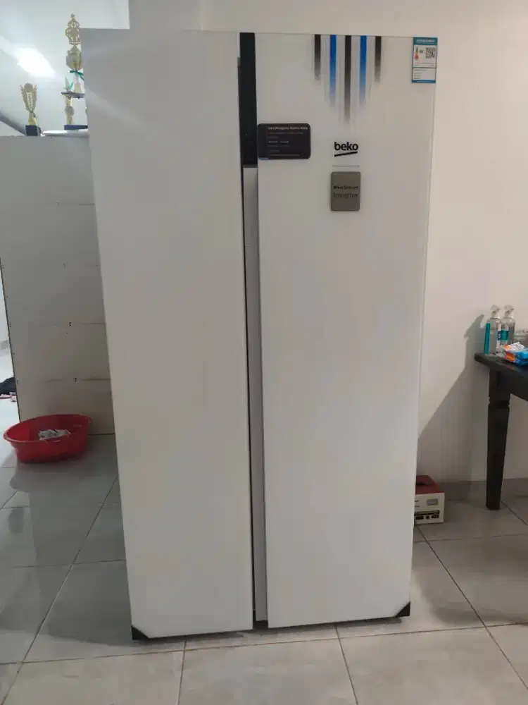 Kulkas Beko Side by Side Gede Murah - Kondisi Super Kinclong