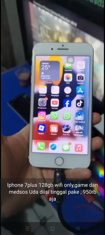 iPhone 7 plus 128gb wifi only bagus murah