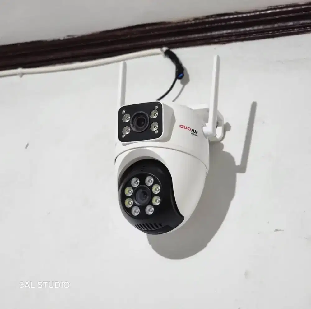 Kamera Cctv Outdoor Dual lens 8MP FHD Icsee