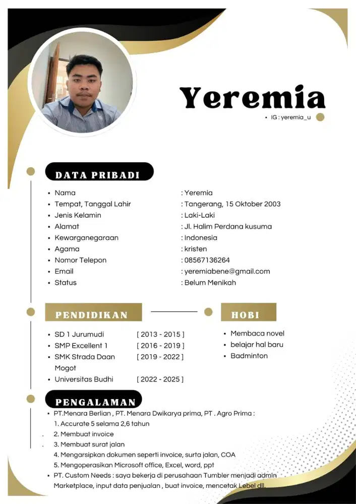 Sedang Mencari Pekerjaan ADMIN,PURCHASING,ADMIN GUDANG