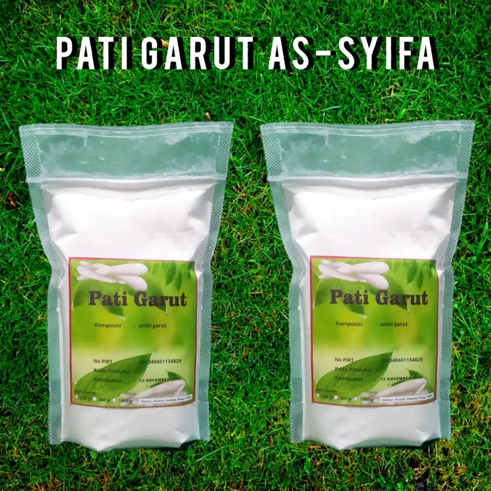 Pati Garut | Tepung Garut | Pati Irut