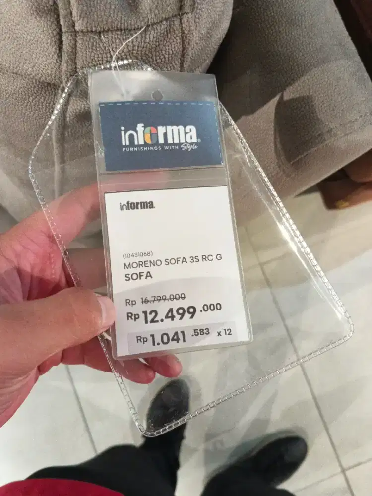 Sofa promo merk Moreno sofa 3s