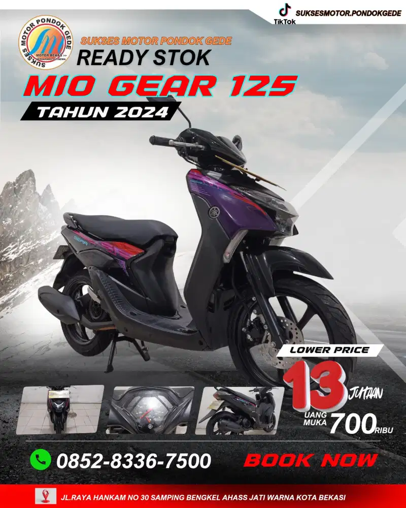 YAMAHA MIO GEAR 125 TAHUN 2024