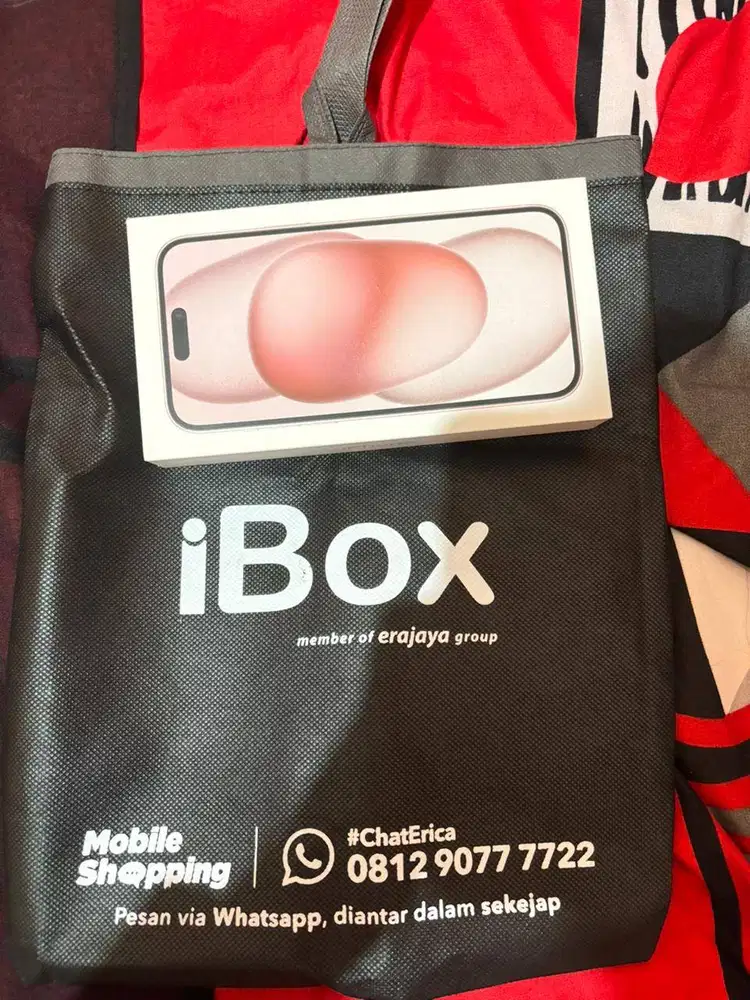 Apple Iphone 15 Plus 128GB Ibox Pink Mulus Garansi Panjang