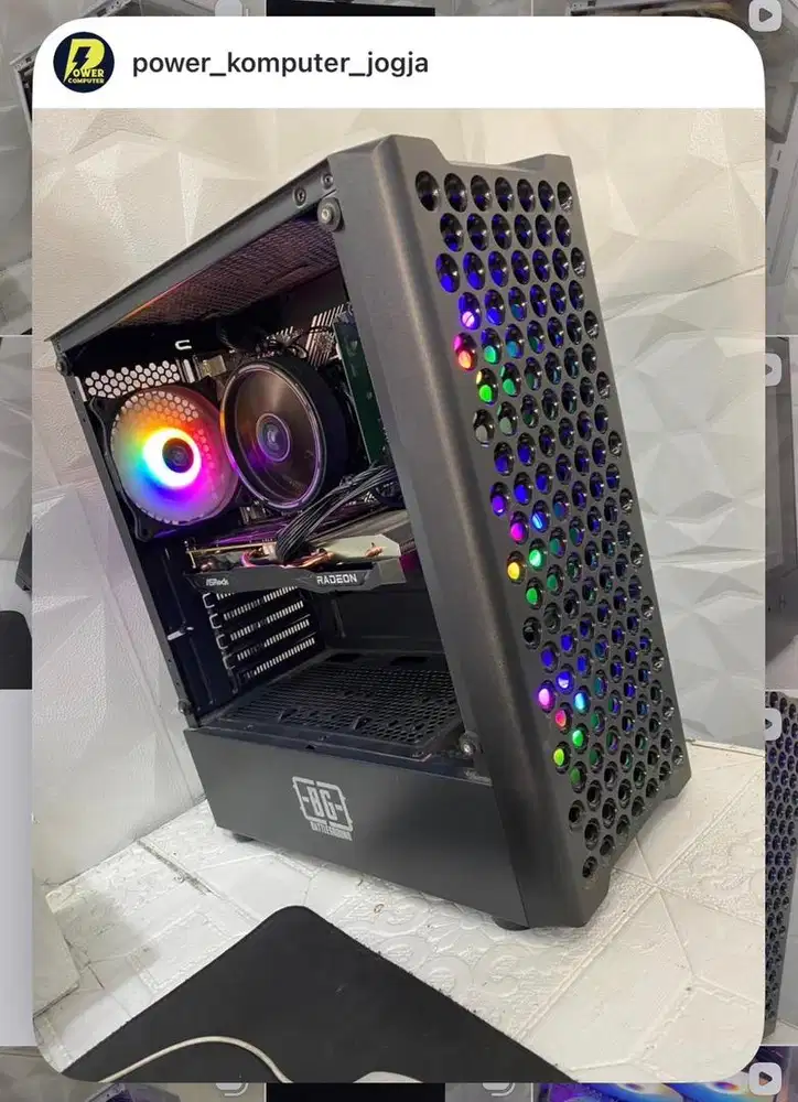 PC i5 10400F Rx 580 8Gb Psu 550W Ssd 128GB Ram 8GB Wifi H510M