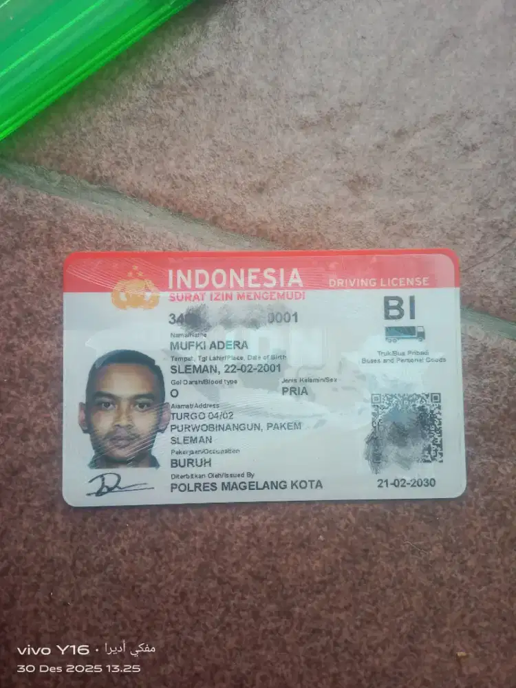 Cari pekerjaan sebagai driver