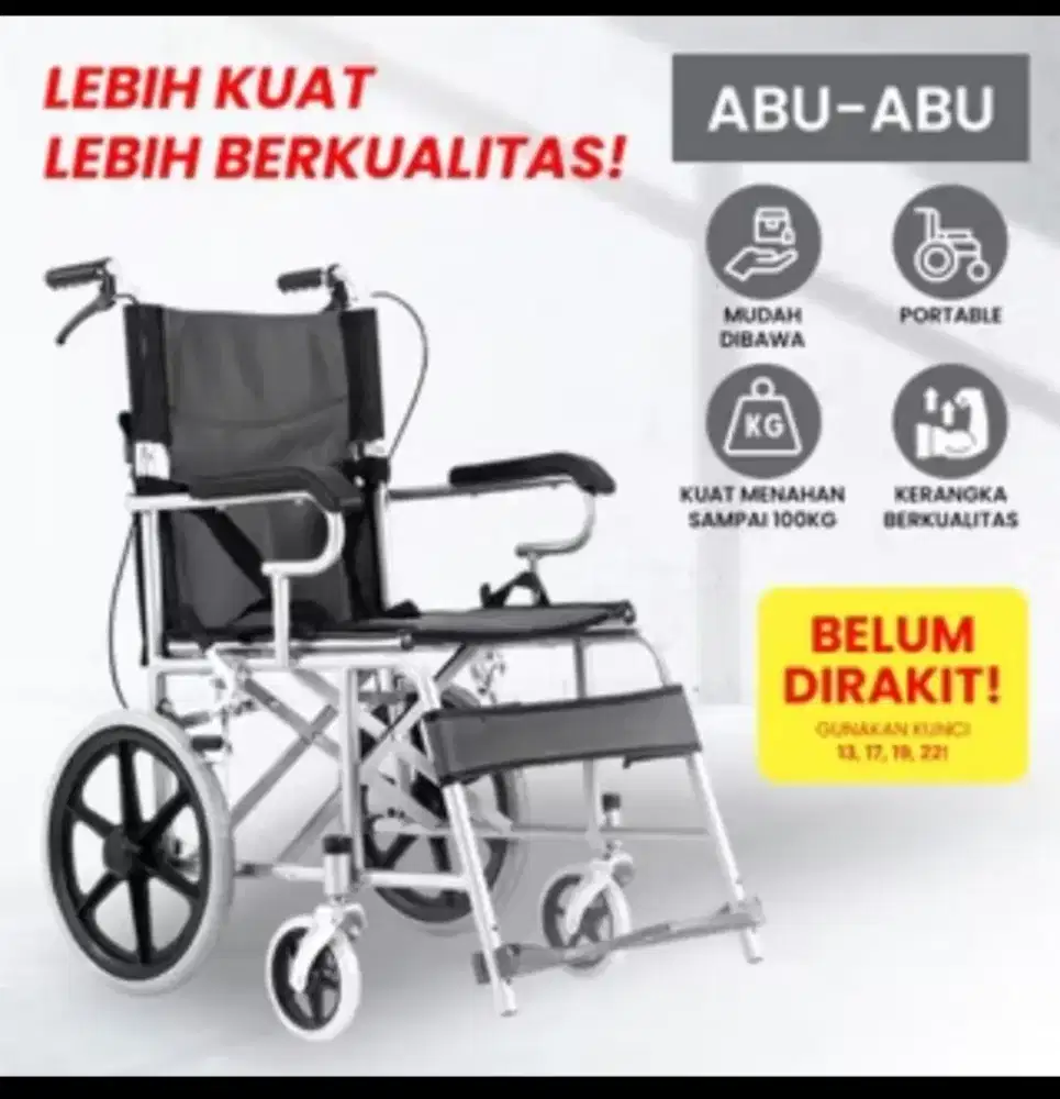 Kursi roda kondisi baru