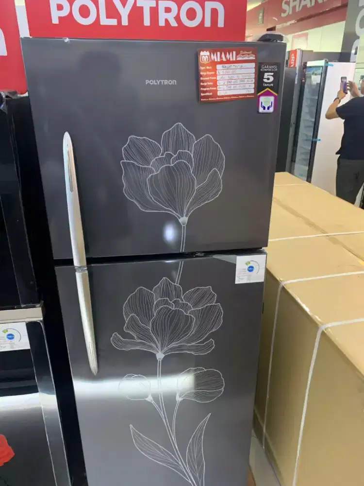 kulkas Polytron 2 pintu promo cicilan ringan tanpa dp bisa