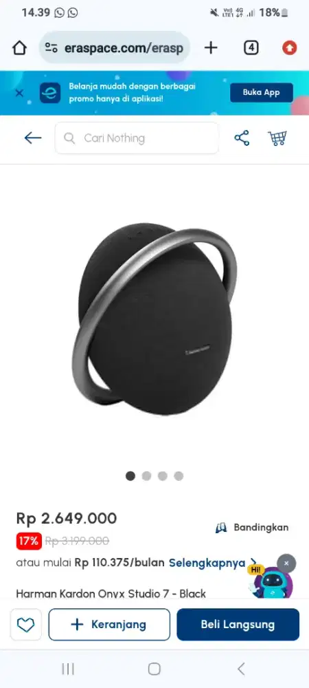 Cicilan Tanap DP BUNGA 0%