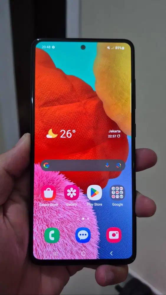 Samsung A51 Black Fullset Mulus RAM 8GB / Storage 128GB