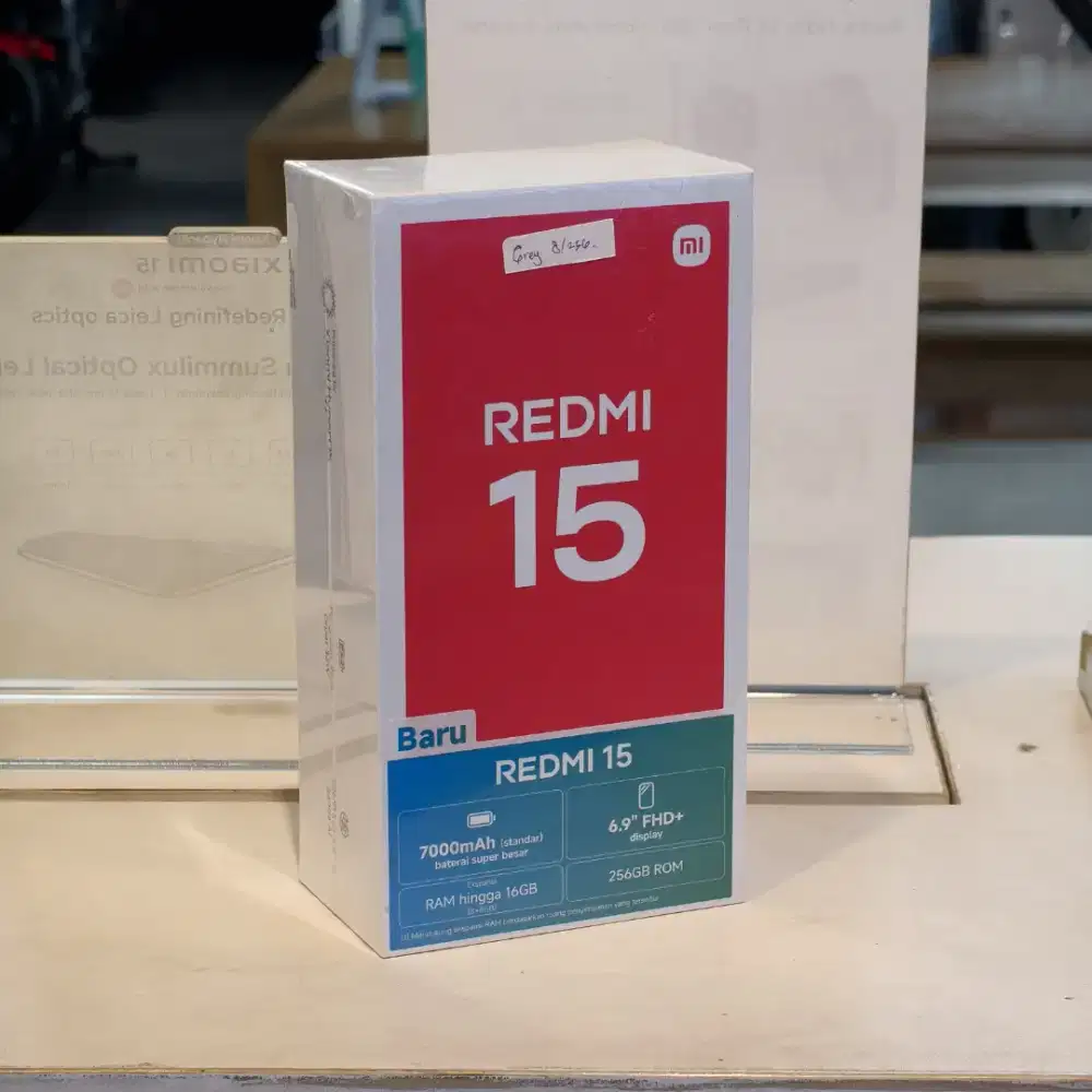 Redmi 15 8/256 baterai 7000mAh