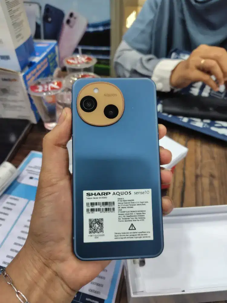 SHARP AQUOS SENSE 10 5G, e-SIM, NFC FREE VOUCHER INDOMARET  700K