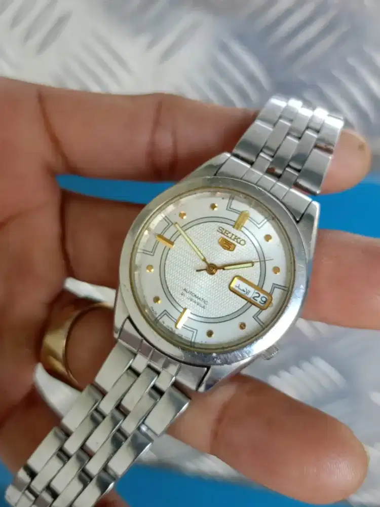 Jam tangan Pria Seiko5 Otomatis cal 7s26 All ORIGINAL