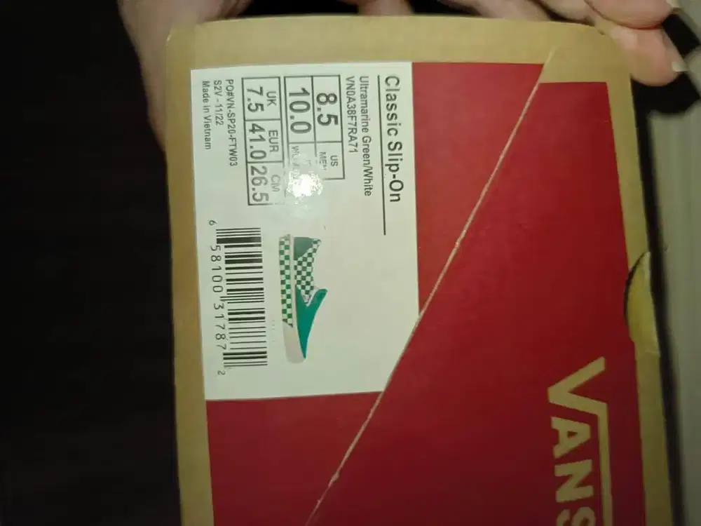 Sepatu vans slip on ori